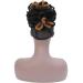 DreadLock Bun Afro High Puff Drawstring Ponytail Wig | Synthetic Faux Locs Hair Bun for Black Women | Clip In Hair Extension (1B/27) - Buy Online on GoSupps.com