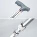 Ergonomic Four-Legged Crutches Elderly Crutches with Non-Slip Tips Lightweight Walking Cane Purposiveness - Buy Online on GoSupps.com