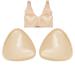 Self-Adhesive Breast Pads - Bra Inserts Heart-Shaped Latex Bra | Women's Silicone Bra Inserts | Super Sticky Breast