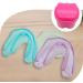 Juliyeh 1 Pcs Denture Case Orthodontic Dental Retainer Box False Teeth Storage Container Denture Cleaning Box with Filter Portable and Easy to Travel (Pink) Black - Buy Online on GoSupps.com