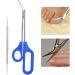 Long Handled Toenail Scissors Extra Long Handle Nail Scissors Clippers and Nail File for Thick Nails Easy Reach Stainless Steel Cuticle Scissor Ingrown Toenail Cutters - Buy Online on GoSupps.com