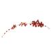 Minkissy rhinestone pearl headband wedding hairband bridal headpiece red