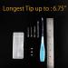 Earlywish Professional Upgraded 6.75" Long Tonsil Stone Removing Tool LED Light 2 Sets Color Blue + Yellow 5 Tips Each Color + 1 Stainless Steel Tonsillolith Pick + 1 Irrigation Syringe Oral Clean Blue+yellow - Buy Online on GoSupps.com