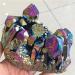 Natural raw Aura Crystal Cluster Colorful Electroplate 150-200g for Home Decoration - Buy Online on GoSupps.com