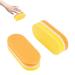 Mini Nail Buffers Polishing Sponge Nail Files 100/180 Grit Sponge Buffing Sanding Block Buffers Block Nail File Buffers for Acrylic Nails and Natural Nails Orange Yellow