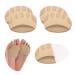 2 Pairs Honeycomb Fabric Forefoot Pads Men Women Soft Metatarsal Pads Soft Gel Ball of Foot Cushions for Relieving Foot Fatigue Large