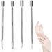 4 Pieces Professional Cuticle Pusher Cuticle Pusher Manicure Tools Cuticle Pusher Cuticle Pusher for Manicure and Pedicure (4 Models) - Buy Online on GoSupps.com