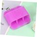 Healeved 3pcs Cleaning Brush Set - Household Massager & Tub Shampoo Massage Brush - Purple | International Shipping Available - Buy Online on GoSupps.com