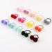 40-Piece Baby Girls Pom Pom Hair Ties - Elastic Fluffy Ponytail Holders for Toddlers and Kids - Buy Online on GoSupps.com