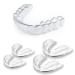 Koheel tooth rail for nightly teeth grinding formable bite rails stops bruxism eliminates teeth grinding tailor -made fit gear shell rail (2 large sizes & 2 small sizes)