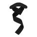 Train aids for strength training and bodybuilding professional lifting straps 60 cm length for fitness fitness pull aids including training straps and wrist supports (black) (padded)