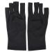 1 Pair Nail Art Protection Gloves Anti UV Glove LED Nail Art Curing Lamp Protection Glove Manicure Protection Glove Skin Care Glove (Black)
