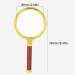 Portable Magnifier for Old Portable Magnifier 10X Magnifier with Detachable Wooden Handle for Reading Jewelry Small Gift - Buy Online on GoSupps.com