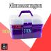 PFIFF 100576 Children's Grooming Box - 6-Piece Horse Care Kit Purple | International Shipping Available - Buy Online on GoSupps.com