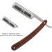 Salmue Professional Barber Razor - Stainless Steel Manual Shaver for Haircut & Beard Removal | International Shipping Available - Buy Online on GoSupps.com