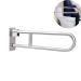 Bathroom Grab Bar Safety Support Rail Folding Handicap Grab Bars Rails Toilet Handrails Bathroom Safety Flip Up Stainless Steel Shower Grab