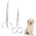 FOMIYES 6 Pcs Stainless Steel Scissors Set Curved & Straight Tip for Precision Cutting | International Shipping Available - Buy Online on GoSupps.com