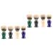 FOMIYES 8pcs Shaving Brush Made of Foam Tool Bristle Hair Accessories Man Shaving 10.5X3.9X3.9CMx2pcs As Picturedx2pcs