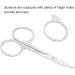 Multipurpose Hair Cutting and Grooming Scissors Set for Men - Beard, Mustache, Ear, Nose, Eyebrow, Eyelash Trimming and Hair Removal Clippers - Buy Online on GoSupps.com