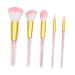 Professional 5 Set Cosmetics Brush Kit - Essential Makeup Brushes for Women | Perfect Powder Brush & More - Buy Online on GoSupps.com
