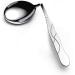 Adaptive Curved Utensils Stainless Steel Anti-Shake Angled Spoon for Hand Tremors Elderly Parkinson Arthritis & Handicap Left