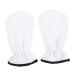 SOESFOUFU 1 Pair Maintenance Essential Oil Gloves Body Scrubbing Gloves Body Scruber Warm Nail Art Hand Gloves Parrafin Wax Hot Moisturizing Gloves Spa Gloves Mittens Magnifier White Flannel 29.00X16.00X1.00CM