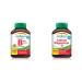 B100 Complex Ultra Strength Timed Release - Bonus Size Non-GMO Gluten-Free Yellow 120 Count (Pack of 1) - Package May Vary & Calcium Magnesium and Vitamin D3