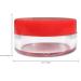 Beauticom 10G/10ML Round Clear Jars with Red Lids - 40 pcs BPA Free for Beads Gems Glitter & Crafts - International Shipping - Buy Online on GoSupps.com