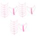 Housoutil Eyebrow Tools 9 Sets Eyebrow Aid Grooming Brow Stencil Professional Eyebrow Stencil Replaceable Travel Accessories 12X11X8CMx3pcs Pinkx3pcs