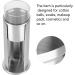 Fdit Cotton Swabs Holder | Stainless Steel Makeup Organizer Box | 2 Set Detachable Design for Cotton Swabs & Pads | Desktop Decoration - Buy Online on GoSupps.com
