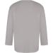 Men's Gray Round-Neck 3/4 Sleeve T-Shirts | Oversized Grandad & Leisure Tops | Shop Internationally - Buy Online on GoSupps.com