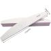 dijiusidy Nail File Half Moon Shaped Home Salon Personal Care Manicure Shaping Accessory Polishing Strips Dual-sided Pedicure Tool 100/180 - Buy Online on GoSupps.com