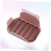 Ciieeo 4 Pcs Soap Draining Holder Mini Pitcher with Lid Soap Holder Soap Dish Holder Suction Wall Star Embossed Rolling Pin Wall Hanging Shopping Basket No Punching Drain Rack Red - Buy Online on GoSupps.com