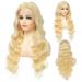 10A Brazilian Body Wave Lace Front Wig 22 Inch Blonde | Pre Plucked 150% Density Human Hair Wig - Buy Online on GoSupps.com