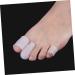 Lurrose 10pcs Silicone Toe Covers & Dividers Set - Toe Protectors for Men - Gel Toe Sleeves for Pain Relief - White 3x2.5cm - Buy Online on GoSupps.com