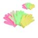 Beaupretty Five Fingers Shower exfoliating take Bath Exfoliating Gloves