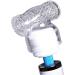 3 Pack Silicone Massage Attachment Accessories Blue & Clear - Buy Online on GoSupps.com