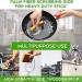 tibiu Natural Plant Based Scrub Sponge 8 Pack Palm Fiber Scrubber Sponge with Non Scratch Biodegradable Compostable Sponges - Buy Online on GoSupps.com