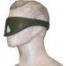 100% Real Genuine Leather Blackout Eye Mask - Adjustable Unisex Blindfold for Bondage & Yoga Fun - Green Color - Buy Online on GoSupps.com