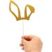 1 Pack Cute Easter Theme Cupcake Topper Decorative Cake Toppers Easter Festival Party Supplies Gold RabbitsLM - Buy Online on GoSupps.com