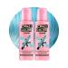 Crazy Color Pastel Bubblegum Blue Semi-Permanent Duo Hair Dye. Highly Pigmented Pale Blue Conditioning & Oil Nourishing Vegan Formula | No Bleach or Ammonia | 200ml