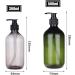 ASUDARO 4-Piece 300/500ml PET Lotion & Soap Dispenser Bottles - Fillable Pumping Bottles for Liquid Soap Shampoo Conditioner & Shower Gel - Hotel & Home Use - Black - Buy Online on GoSupps.com
