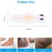 ACWOO Blister Plasters 24PCS Invisible Hydrocolloid Gel Blister Bandages Blister Heel Protector Waterproof Blister Protector Blister Cushion Pad for Feet Toes Fingers Heels Protector & Guard Skin 24pcs-c - Buy Online on GoSupps.com