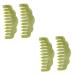Beavorty 4 pieces massage comb scalp ridge made of jade scalp massage device Hand massage device Face washes Hair comb for women hair care comb fashion tools adjust scratching ridge