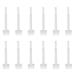 Beaupretty Nail Polish Replacement Brush 100Pcs Dip Powder Replacement Liquid Brush Gel Liquid Brush for Salon Home