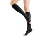 Compression stockings to prevent legs - comfortable and durable compression stockings for men and women men and women to prevent blood clots (18-21 mmHg) black