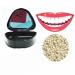 sowsmile 20g Temporary Moldable False Teeth Repair Replacement Thermal Fitting Beads for Teeth Instant Confident Smile Teeth (Light Yellow)