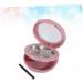 3pcs Lip Balm Containers Empty Eyeshadow Compact Lipstick Box 7*7cm Pink - Buy Online on GoSupps.com