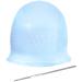 NATUCE Silicone Highlight Cap Highlight Cap with Needle Highlight Cap for Coloring Highlighting Hair (Blue)