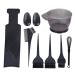 Ipetboom Set Hair Dryers Hair Mixing Spoon Hair Dye Bowl Tape Dispenser Hair Dye Kit Hair Coloring Comb Salon Hair Coloring Dyeing Kit Bleach Powder for Hair Color Whisk Hat Bowl Balance